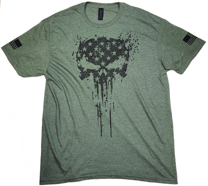 Patriotic Punisher Skull Shirt