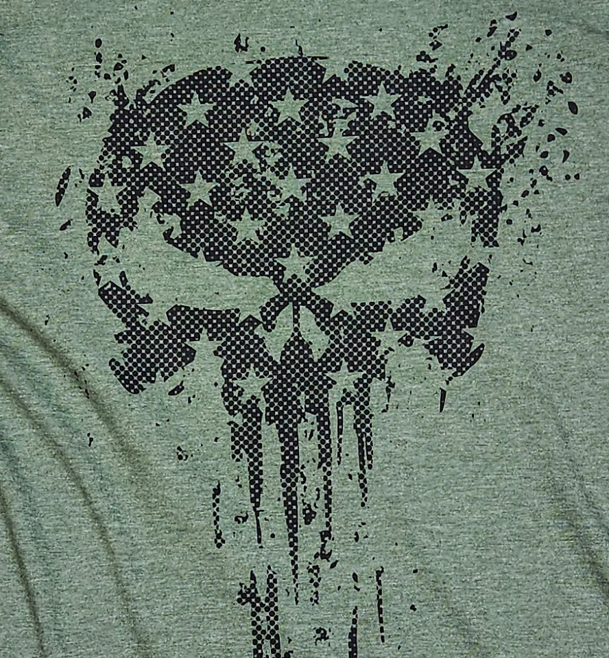 Patriotic Punisher Skull Shirt